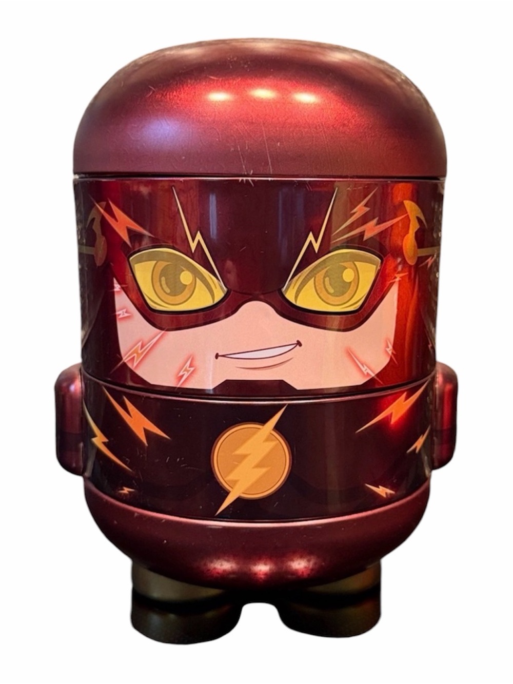 The Flash Metal Popcorn Bucket Batman Movie Theater Collectors Bowl Collectible